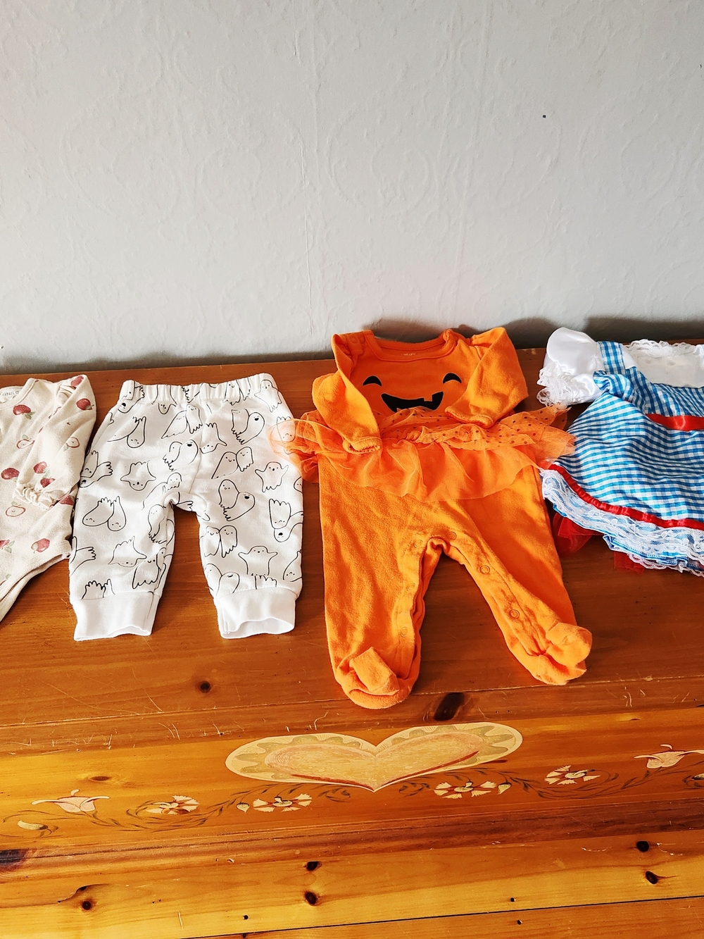 3-6 Month Baby Girl Fall Halloween Bundle